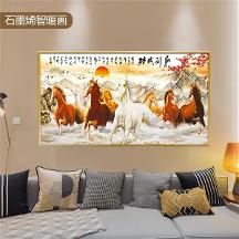 暖先森石墨烯遠(yuǎn)紅外發(fā)熱墻畫，制暖與藝術(shù)的結(jié)合。